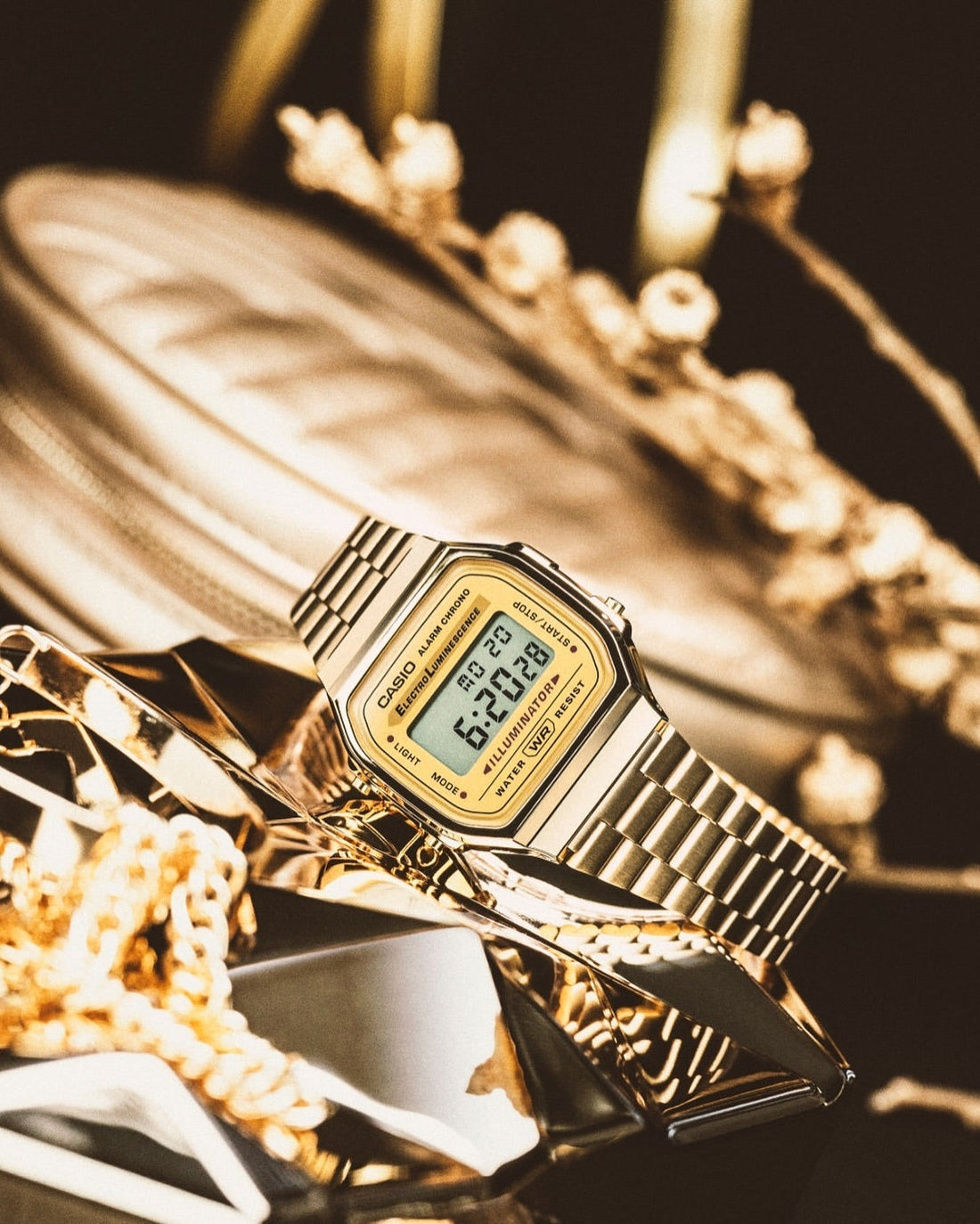 dameklokke casio
